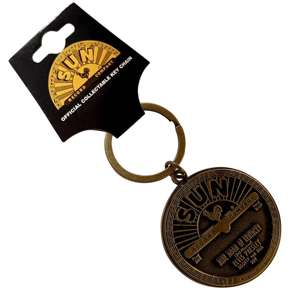 Sun Records Keychain: Elvis Blue Moon