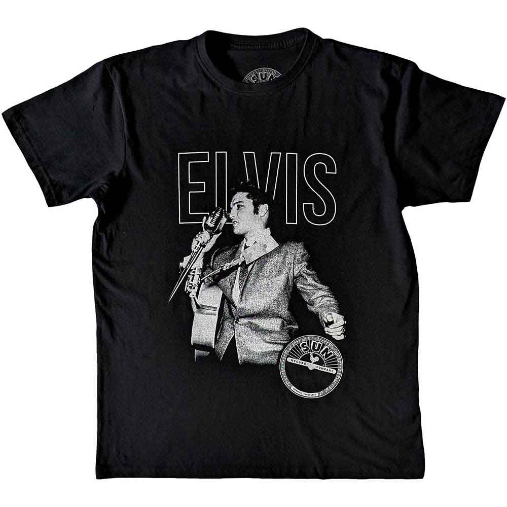 Sun Records T-Shirt: Elvis Live Portrait