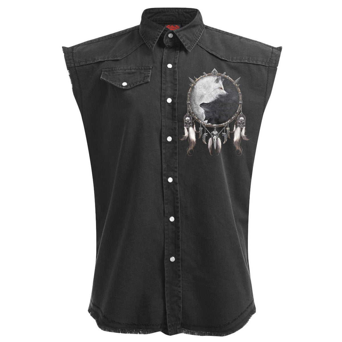 Spiral Worker Shirt: Wolf Chi