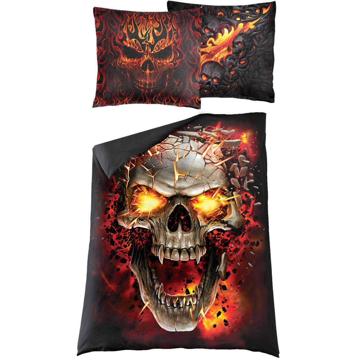Spiral Duvet Set: Skull Blast