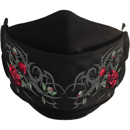 Spiral Fashion Mask: Tribal Rose