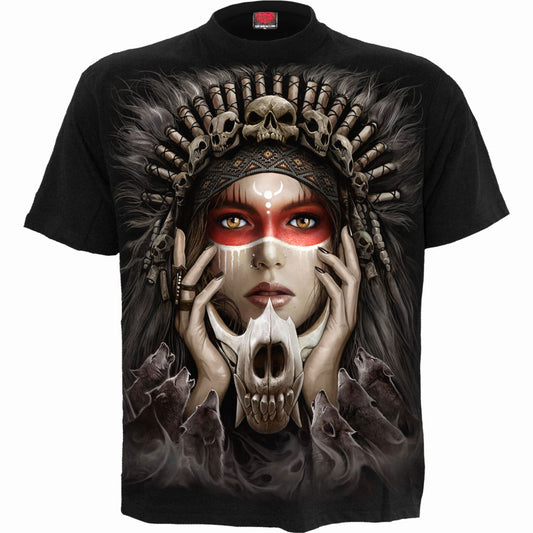 Spiral T-Shirt: Cry Of The Wolf