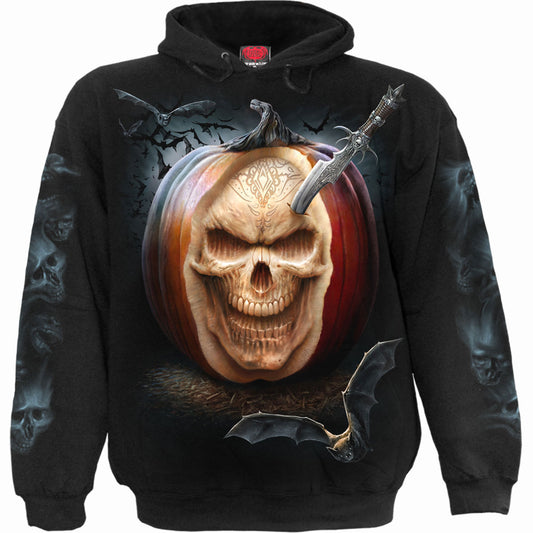 Spiral Pullover Hoodie: Carving Death