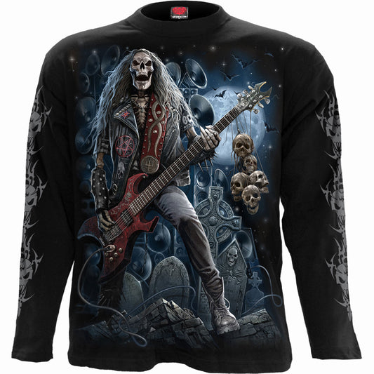 Spiral Long Sleeve T-Shirt: Grim Rocker