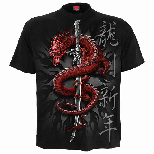 Spiral T-Shirt: Oriental Dragon