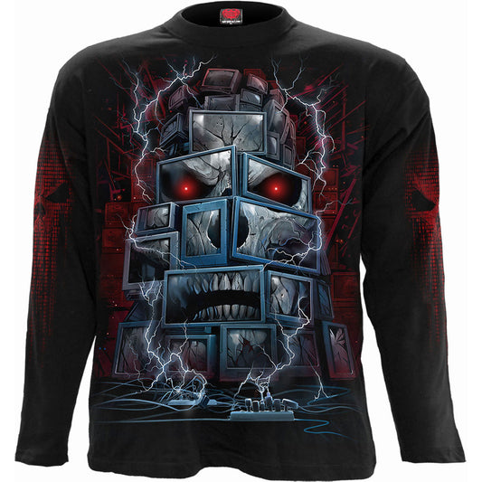 Spiral Long Sleeve T-Shirt: Death by TV