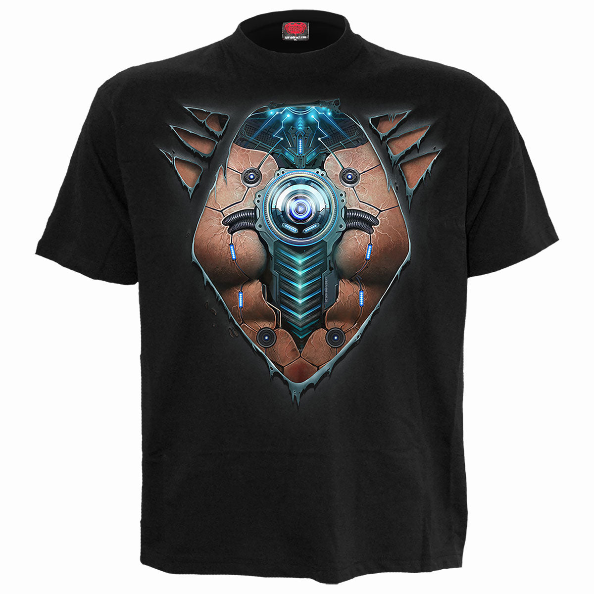 Spiral T-Shirt: Cyber Skin