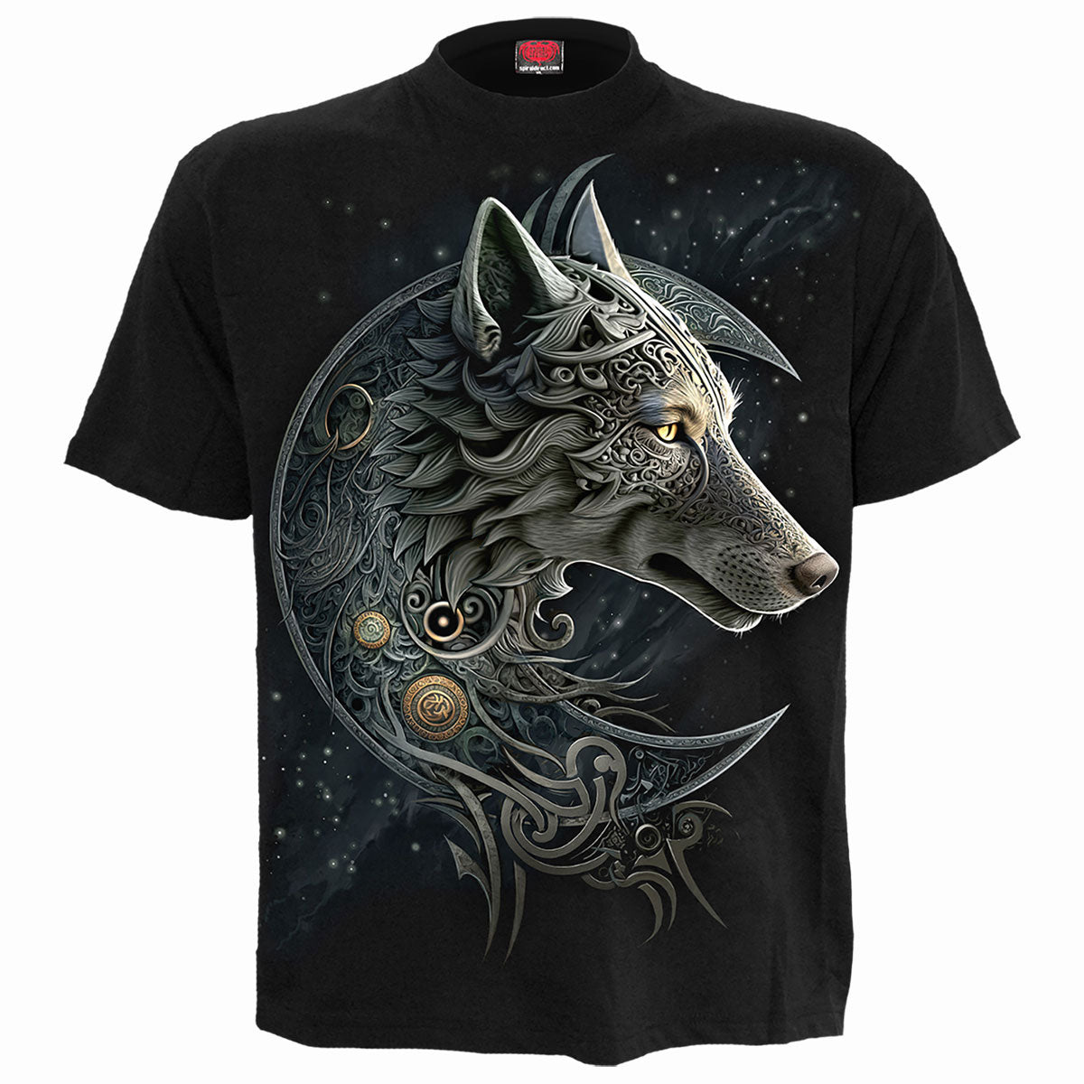 Spiral T-Shirt: Celtic Wolf