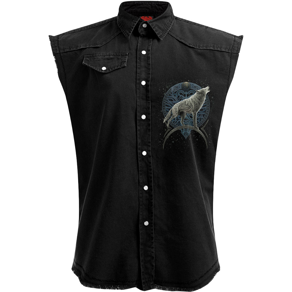 Spiral Worker Shirt: Celtic Wolf