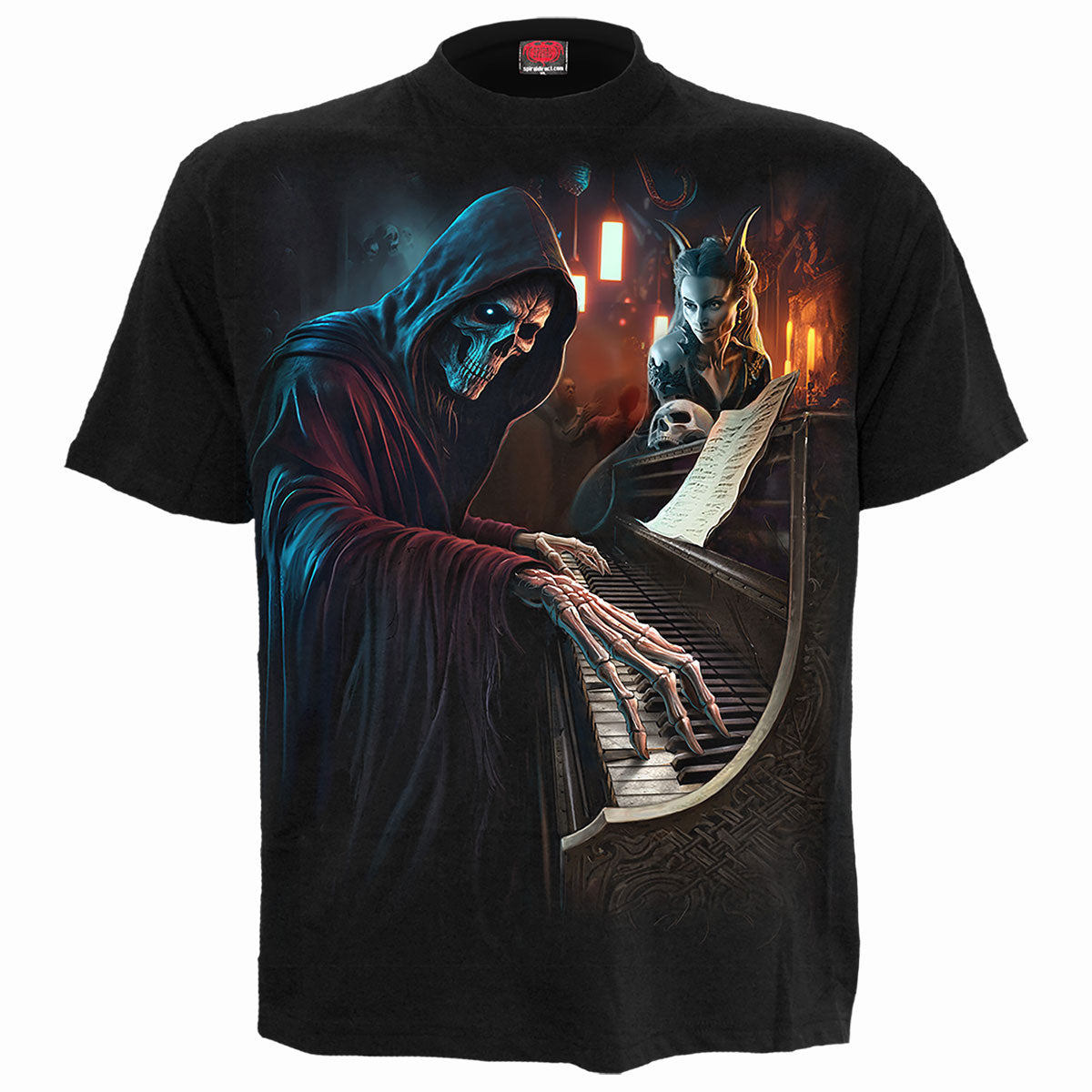 Spiral T-Shirt: Midnight Blues