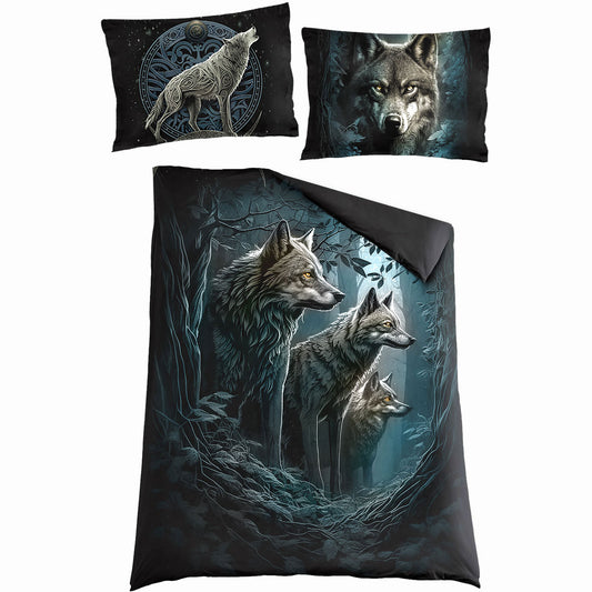 Spiral Duvet Set: Forest Guardians