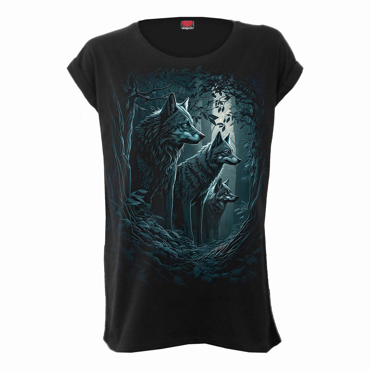 Spiral Ladies Loose Fit T-Shirt: Forest Guardians