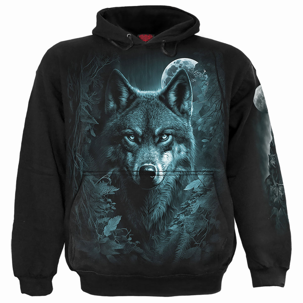Spiral Pullover Hoodie: Forest Guardians