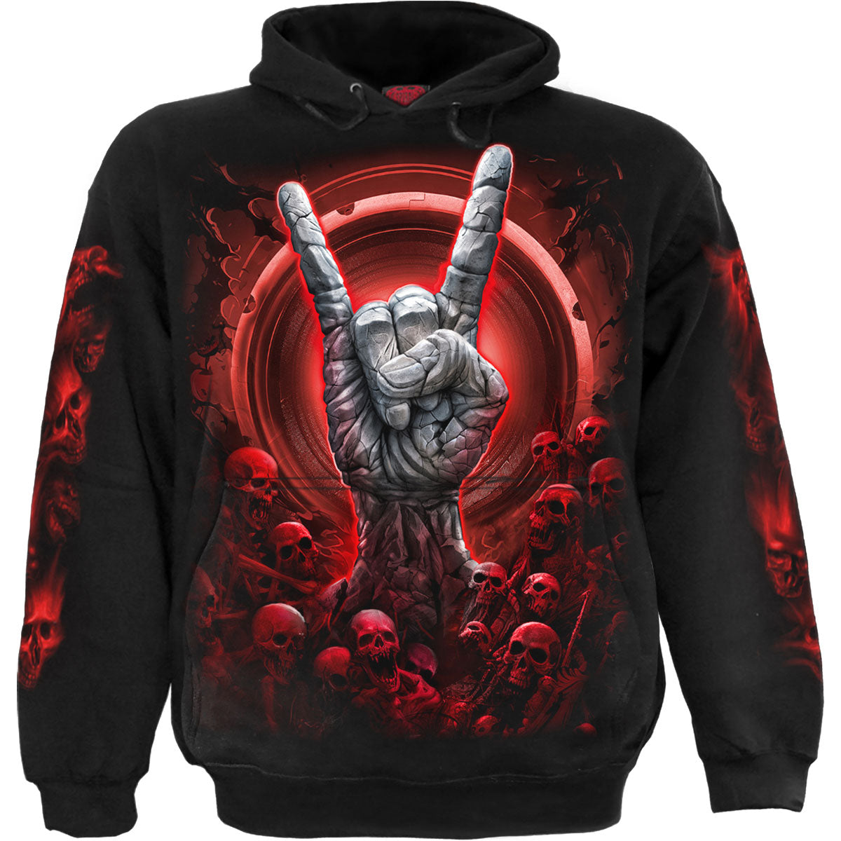 Spiral Pullover Hoodie: Tomb Of Rock