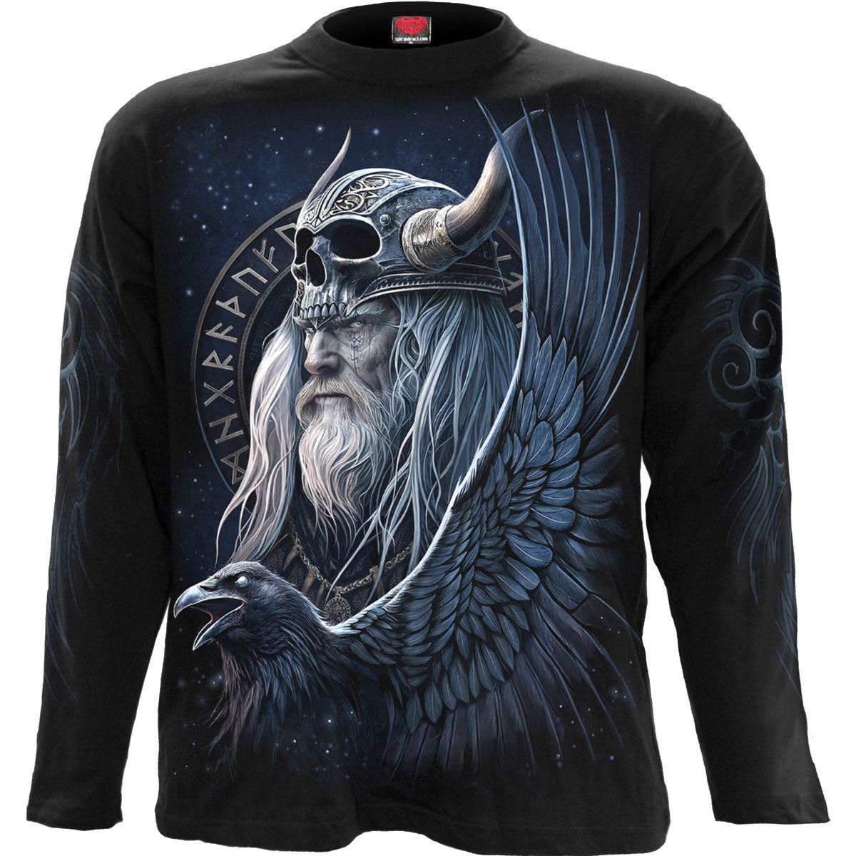 Spiral Long Sleeve T-Shirt: Odin's Warrior