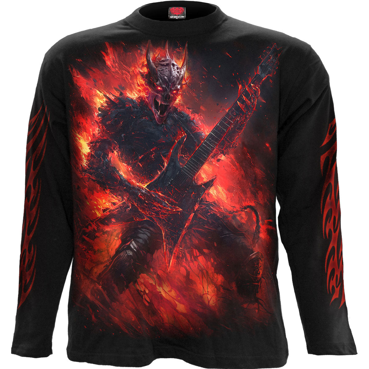 Spiral Long Sleeve T-Shirt: Riff Burner