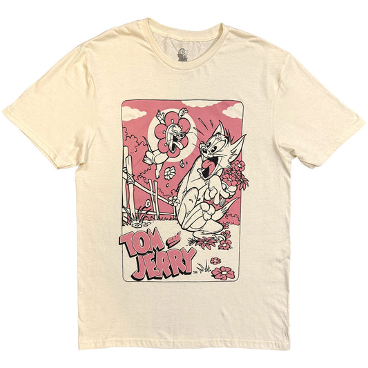 Tom & Jerry T-Shirt: Flower Picking