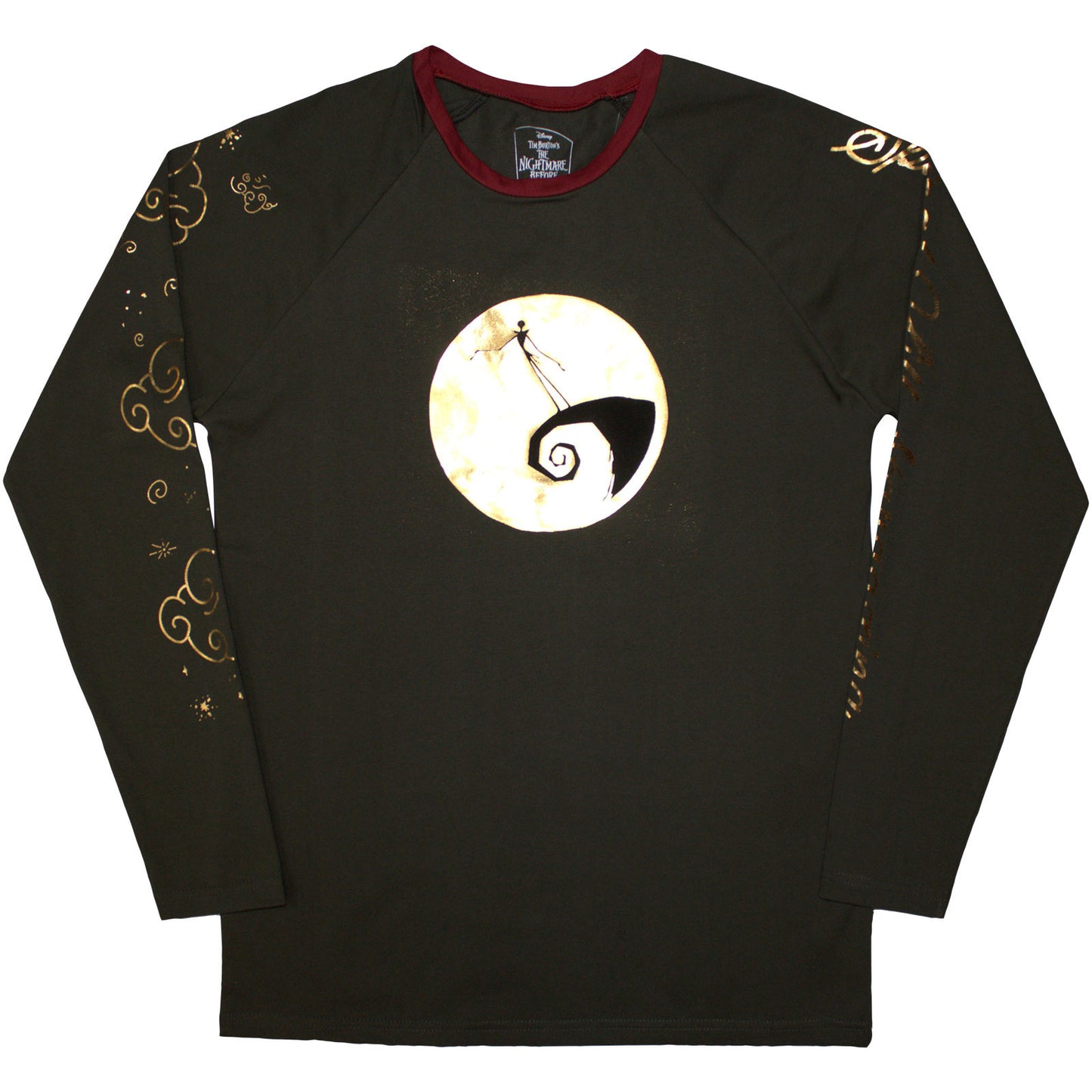 The Nightmare Before Christmas Long Sleeve T-Shirt: Spiral Hill