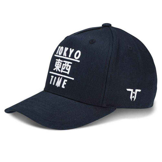 Tokyo Time Baseball Cap: TT Heritage White Logo