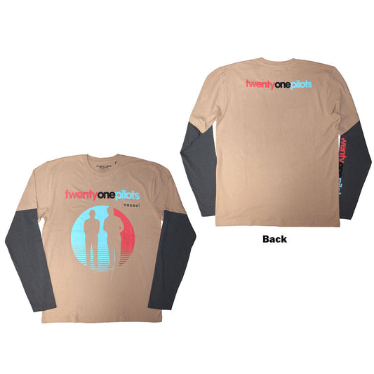 Twenty One Pilots Layered Long Sleeve T-Shirt: Vessel