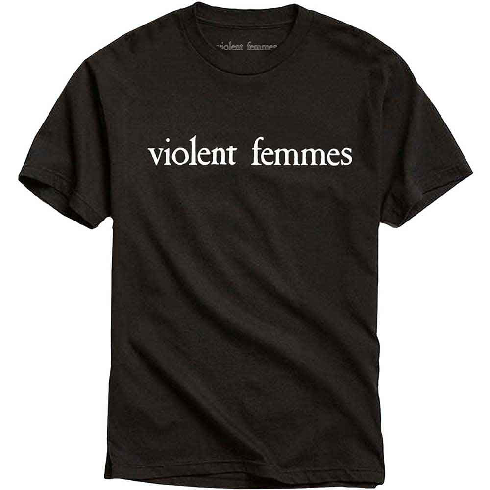 Violent Femmes T-Shirt: White Vintage Logo