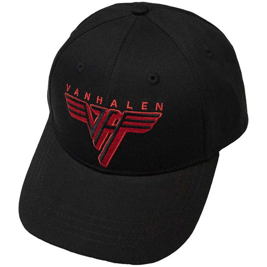 Van Halen Baseball Cap: Classic Red Logo