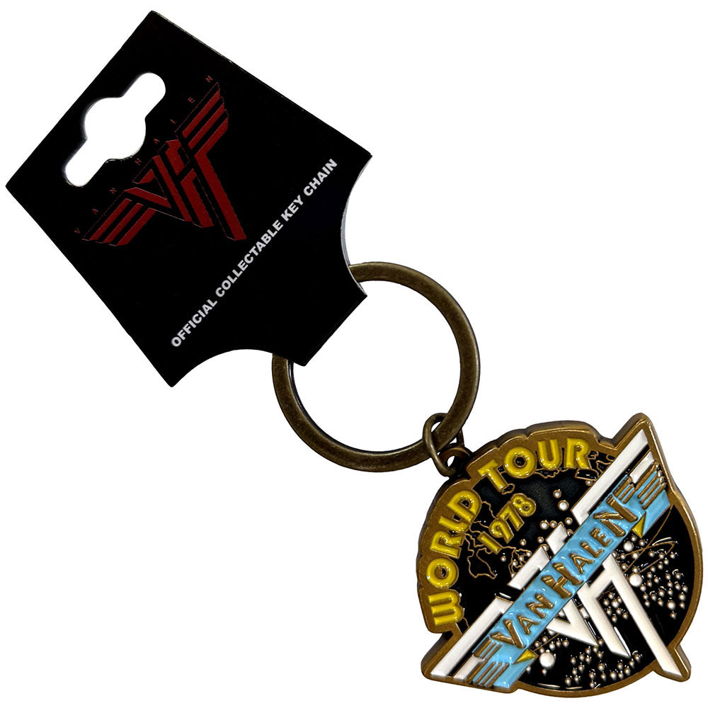 Van Halen Keychain: World Tour '78 Retro Logo Banner
