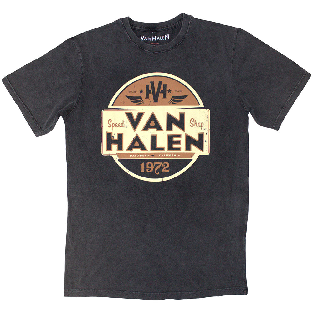 Van Halen Stone Wash T-Shirt: Speed Shop