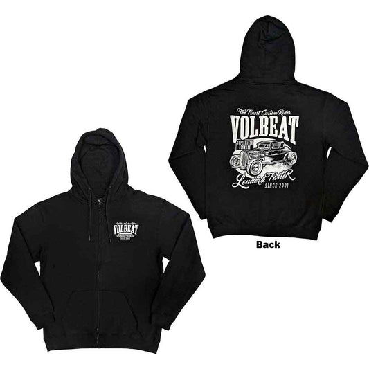 Volbeat Zipped Hoodie: Louder and Faster