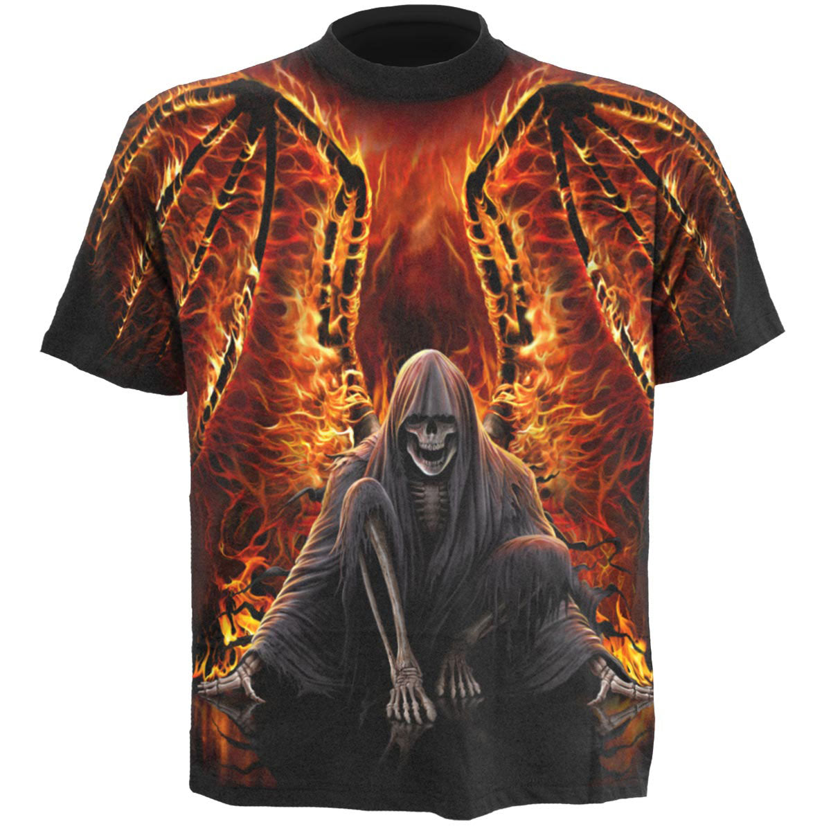 Spiral T-Shirt: Flaming Death