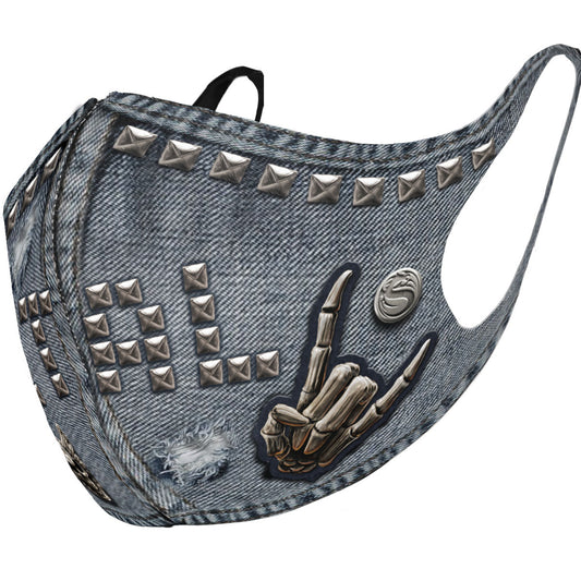 Spiral Face Mask: Thrash Metal