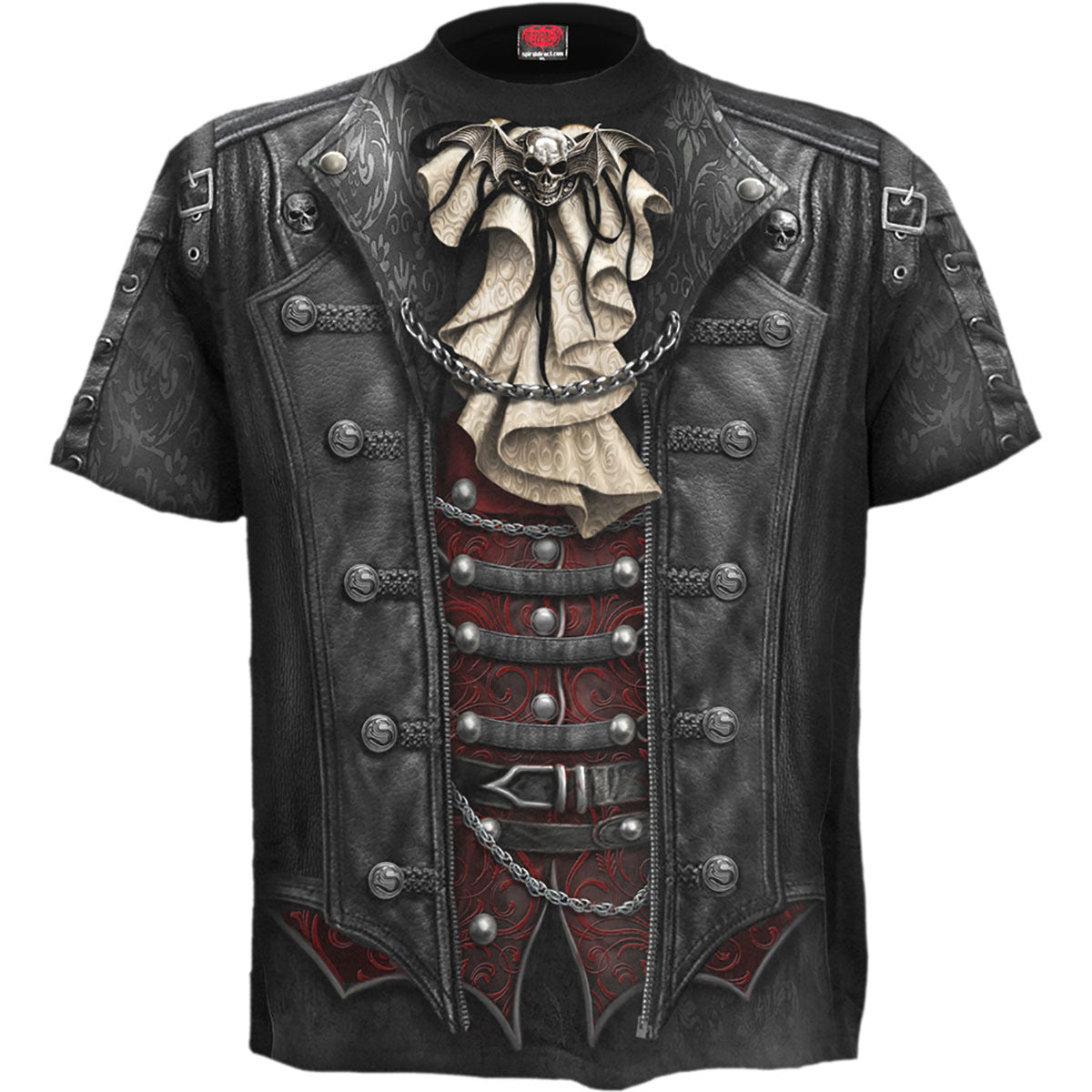Spiral T-Shirt: Goth Wrap