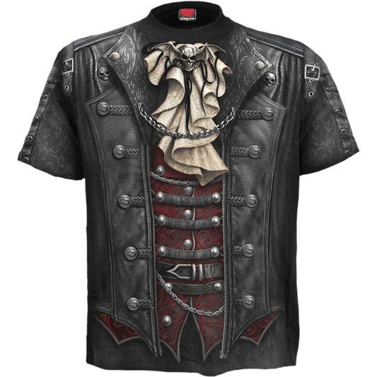 Spiral T-Shirt: Goth Wrap