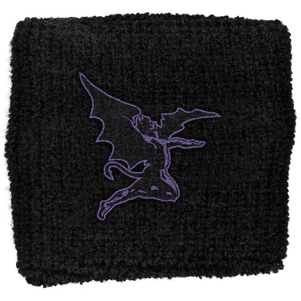 Black Sabbath Embroidered Wristband: Purple Devil
