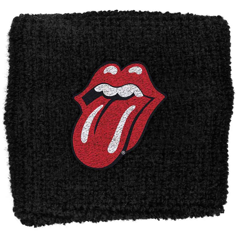 The Rolling Stones Embroidered Wristband: Tongue