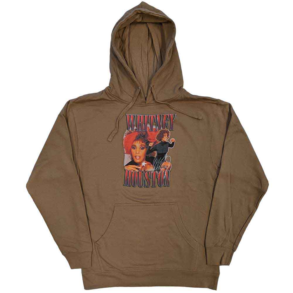 Whitney Houston Pullover Hoodie: 90s Homage