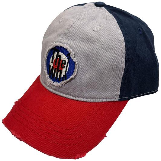 The Who Baseball Cap: Target Logo Tricolor