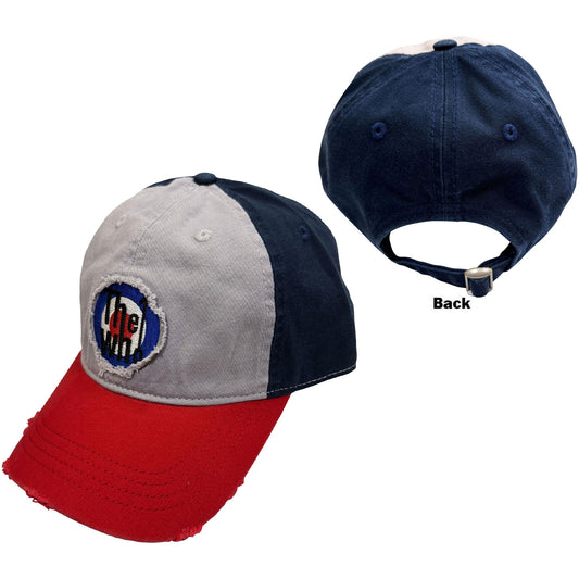 The Who Baseball Cap: Target Logo Tricolor