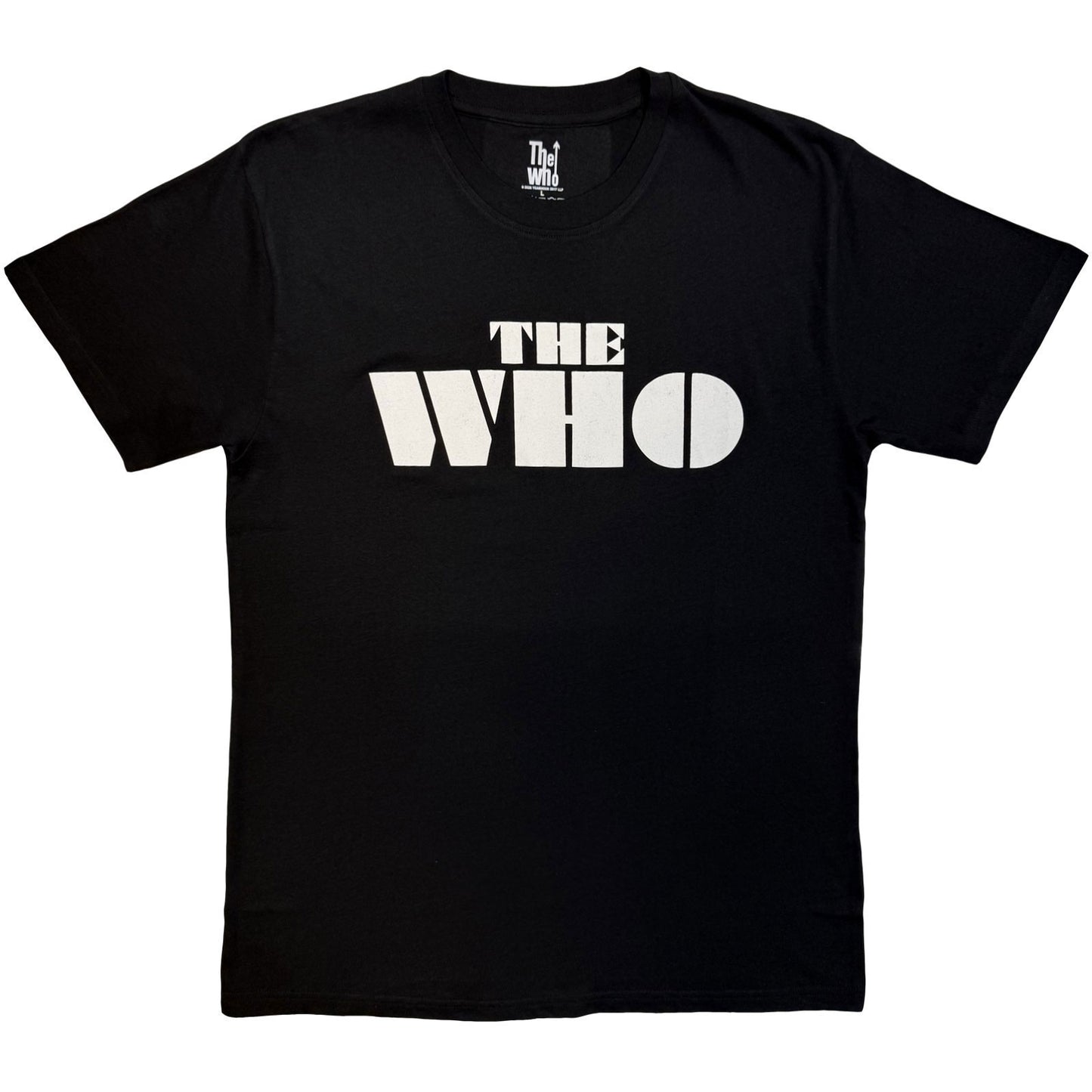 The Who T-Shirt: Block Logo Mono