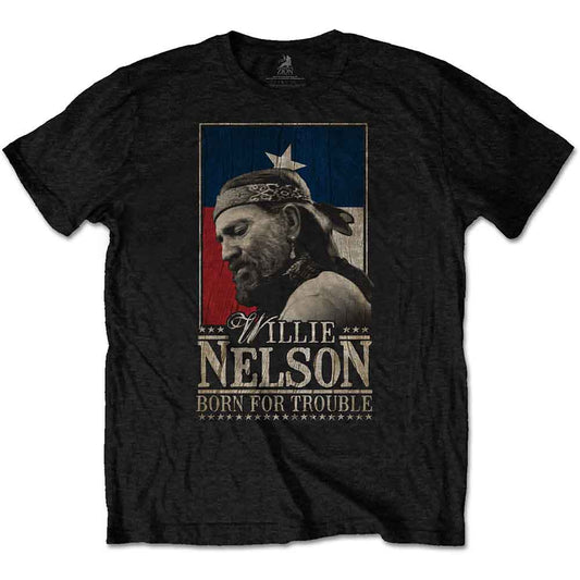 Willie Nelson T-Shirt: Born For Trouble