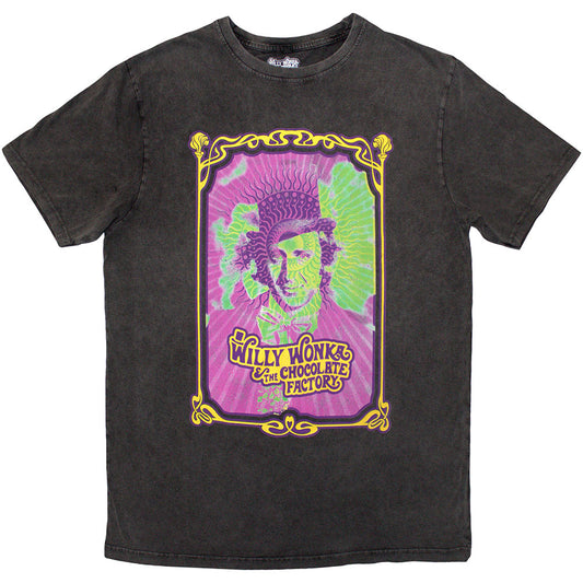 Willy Wonka Stone Wash T-Shirt: Psych Poster