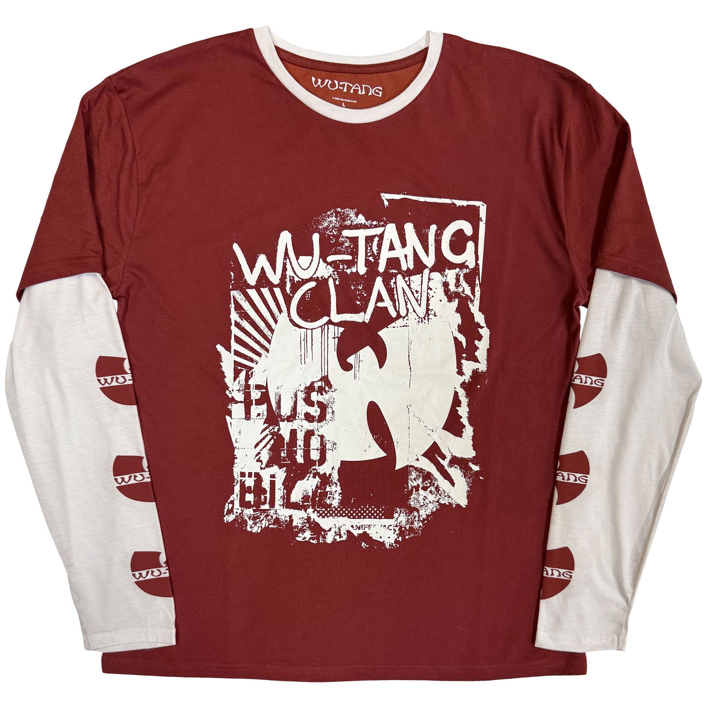 Wu-Tang Clan Layered Long Sleeve T-Shirt: Graffiti