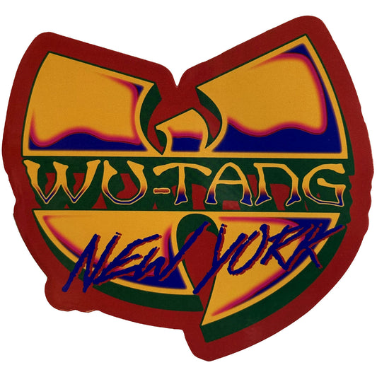Wu-Tang Clan Sticker: New York Logo Red