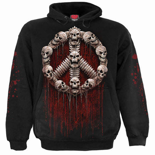 Spiral Pullover Hoodie: War Kills