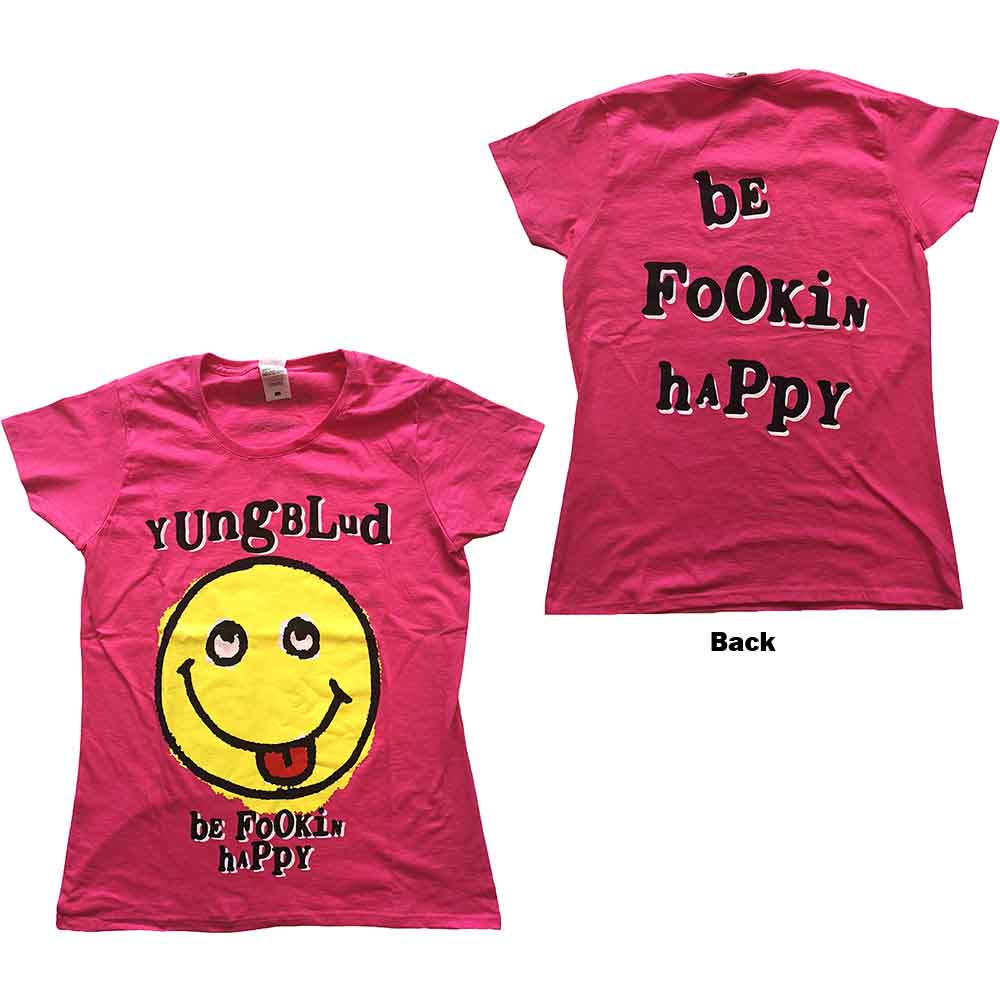 Yungblud Ladies T-Shirt: Raver Smile