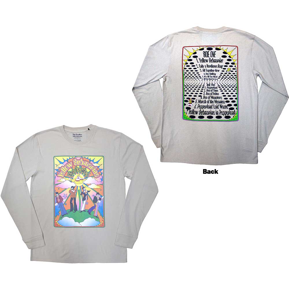 The Beatles Long Sleeve T-Shirt: Yellow Submarine Tracklist