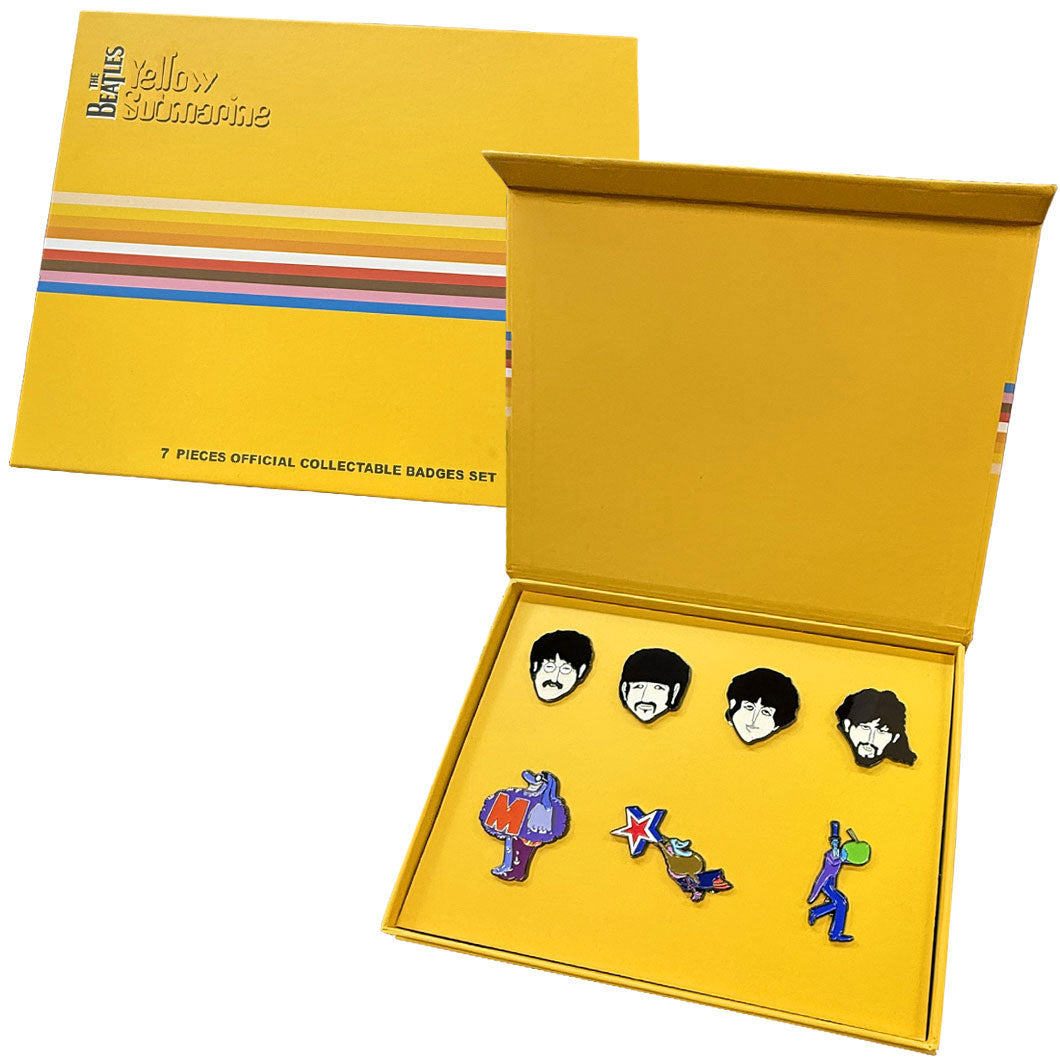 The Beatles Pin Badge Set: Yellow Submarine Characters Mini