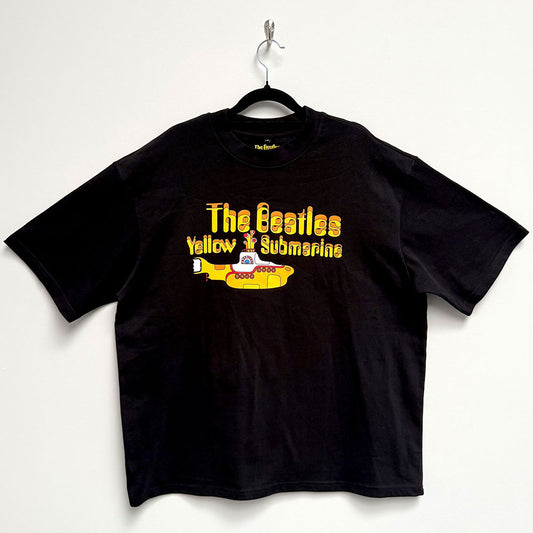 The Beatles Oversized Boxy T-Shirt: Logo & Sub