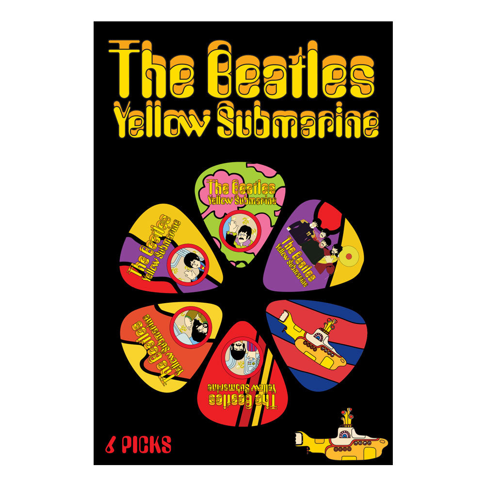 The Beatles Plectrum Pack: Yellow Submarine Multi 6-Pack