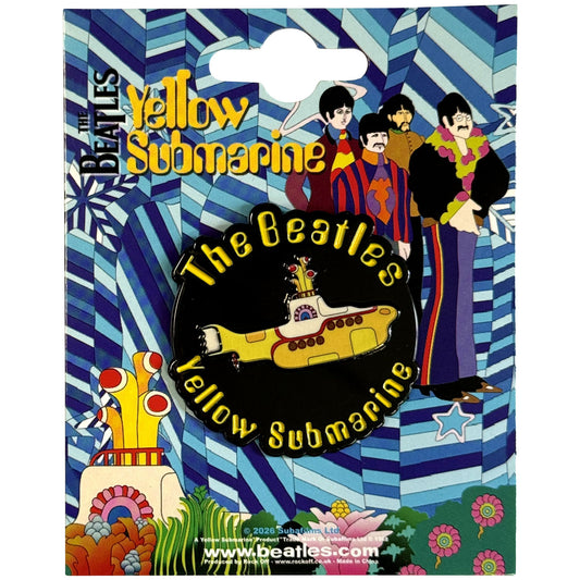 The Beatles Badge: Yellow Submarine Spinning Sub